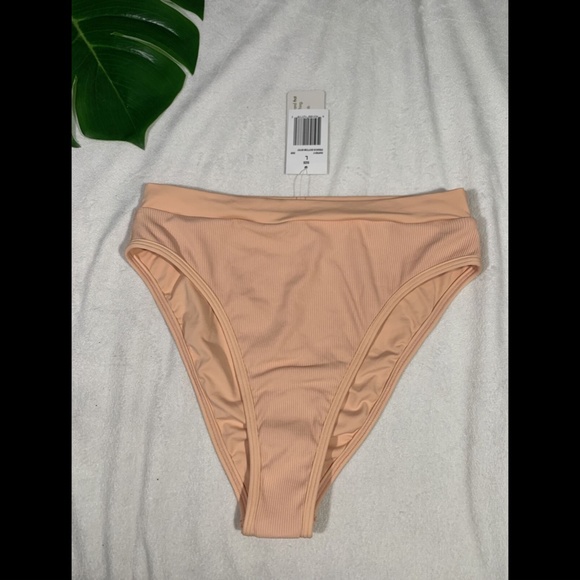 NWT $99 L Space Ridin Frenchi Bitsy Cut High‎ Waist Bikini Bottoms [ Large ] - Picture 4 of 12